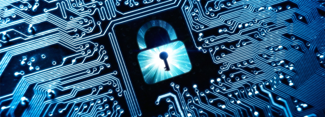 Racks of enterprise hardware and devices